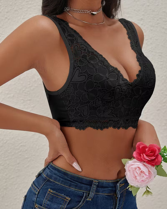 Lingerie Push-up Nahtlös Spets