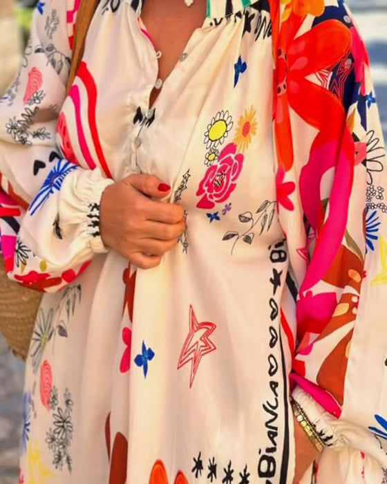 Klänning Bohemisk Semester