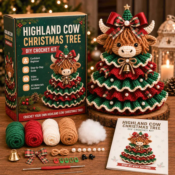 🎄 Virka Djur Julträd DIY Kit