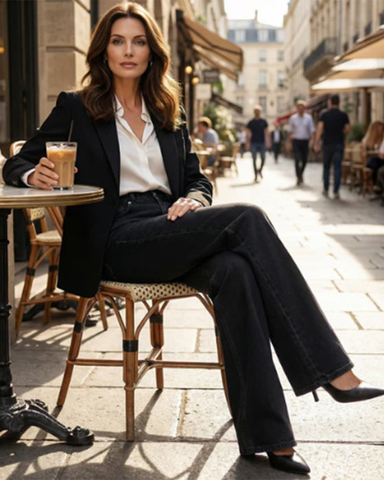 Jeans Löst Rakt Ben