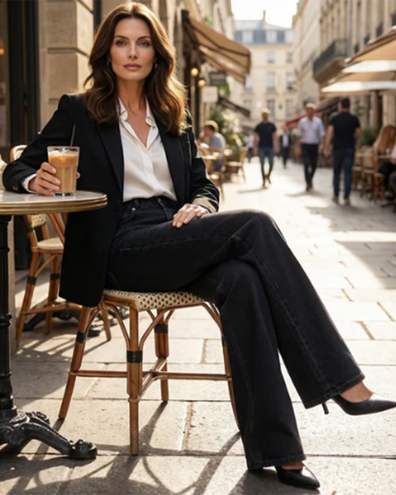 Jeans Löst Rakt Ben