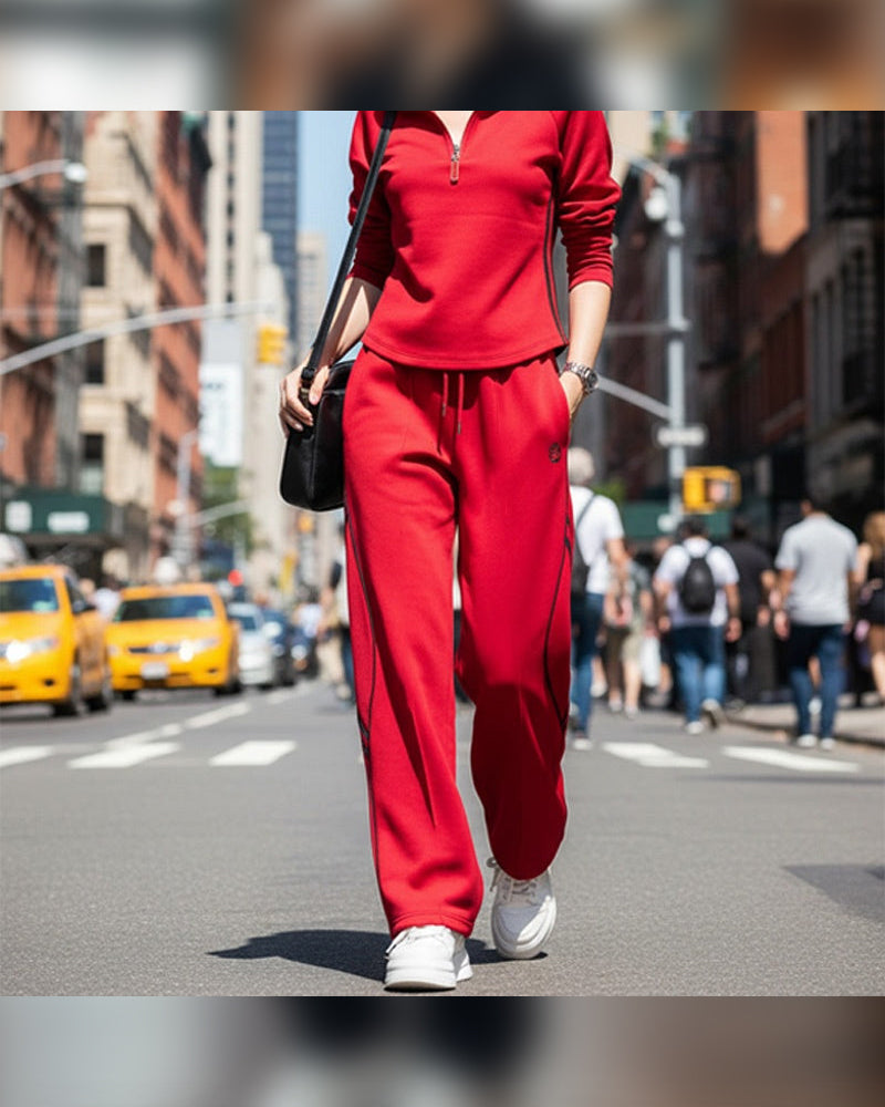 Tvådelade Set Avslappnad Sport Figursmickrande