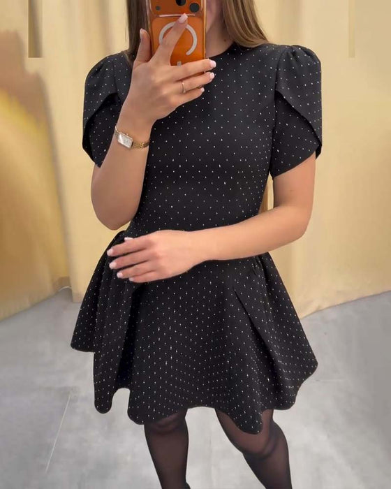 Klänning Midjesydd A-sa Kortärmad