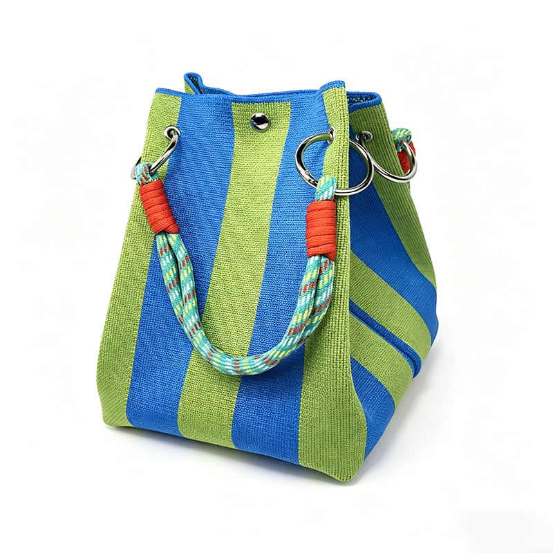 Väska Mini Stickad Hink Tote
