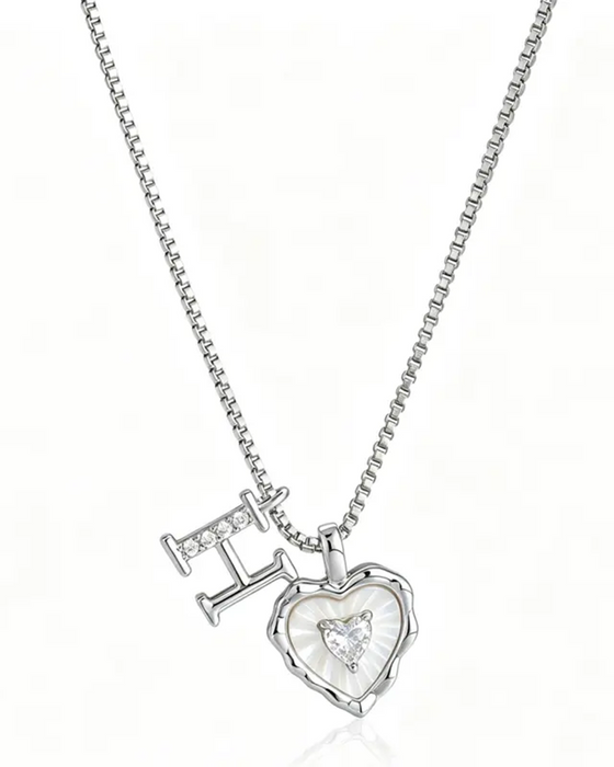 A–Z Mikropave Bokstavspendel Halsband