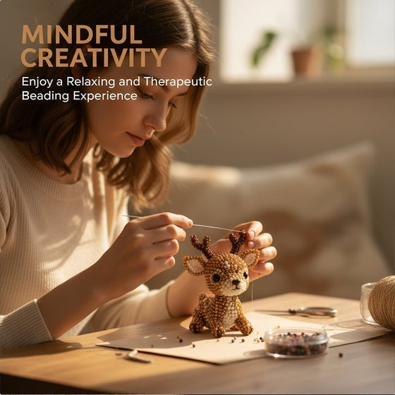 3D-pärlsdjursset - DIY-miniatyrpärlsättning för nybörjare