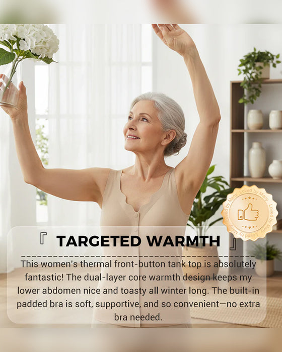 Linne Termisk Framknappar Integrerad BH