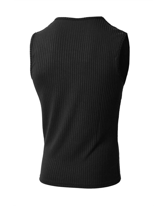 Herr Linne Enfärgad Sport Casual