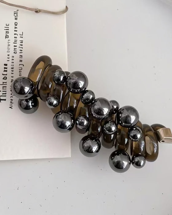 Ingen Skada Mjuk Elastisk Spiralförband För Hår