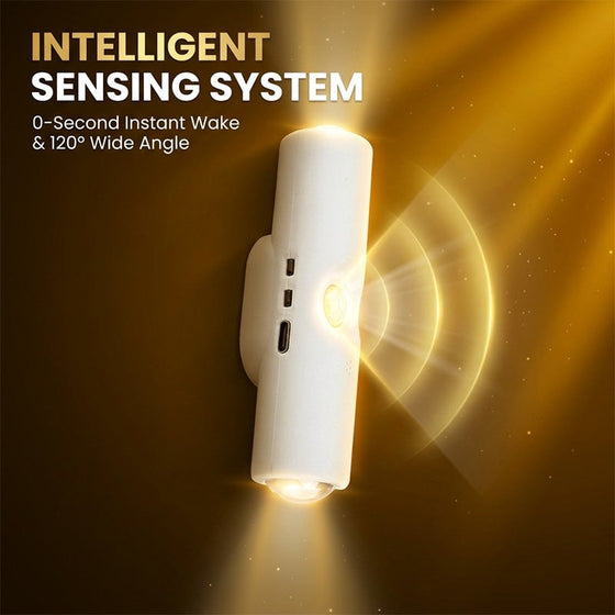 Dubbelhuvud Kattöga Sensor Vägglampa