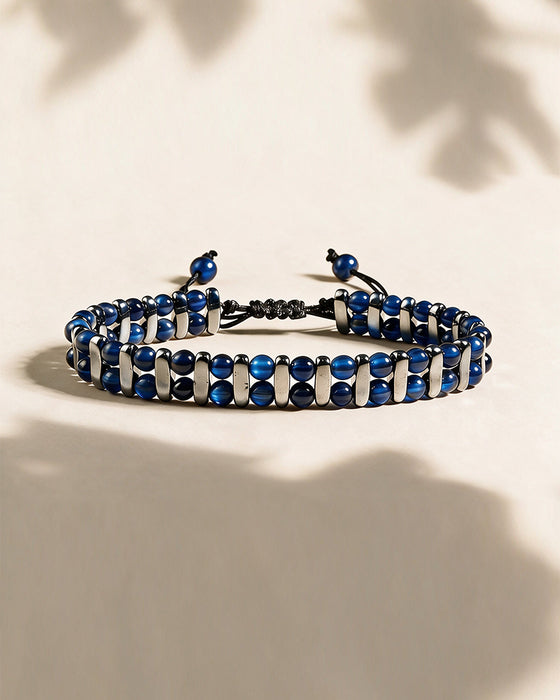 Naturlig Tigeröga Sten Armband