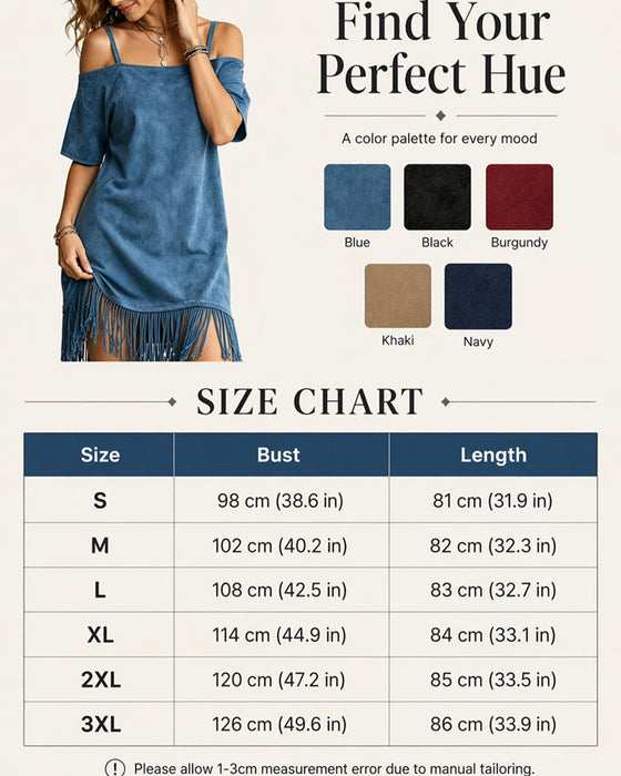 Klänning Spagettiband Fjäril Solid Off-Shoulder