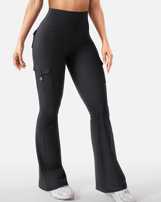 Leggings Utsvängda Arbetskläder Yoga