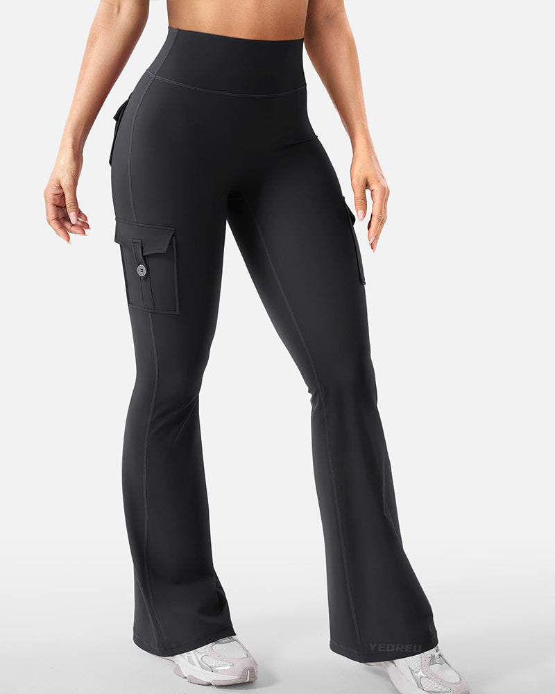 Leggings Utsvängda Arbetskläder Yoga