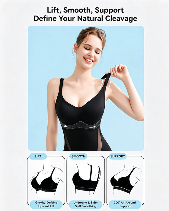 Svalkande Magkontroll Rumplyftande Shapewear Bodysuit