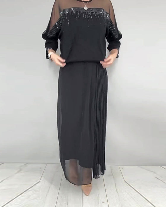 Blus Nät Skarvning Lössittande