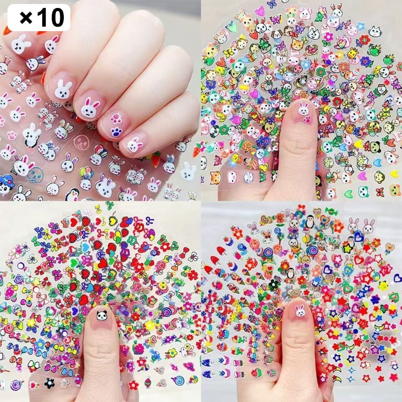 Självlysande Nagelklistermärken För Barn