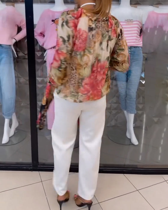 Byxor Casual Rak Bootcut