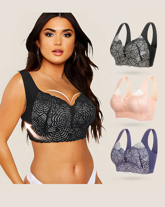 🤩SISTA REA-DAGEN 🔥Ultimat lyft & stöd – Spets-BH i plus size