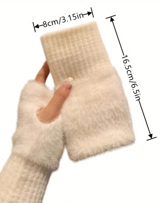 Handskar Enfärgad Modig Varm