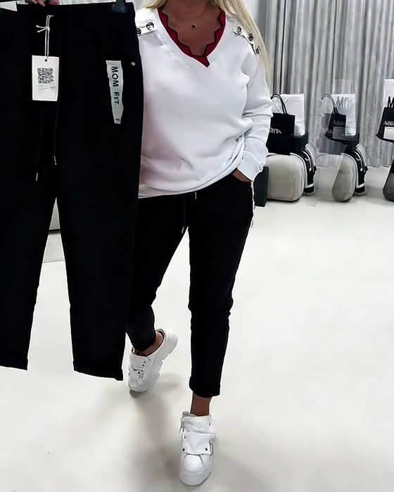 Byxor Modell Stretch Dragkedja