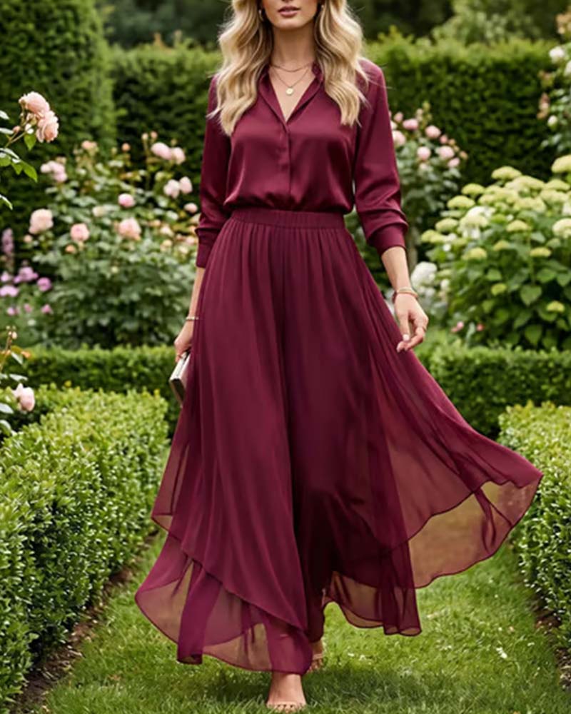 Byxor Lös Asymmetrisk Casual Bred Ben