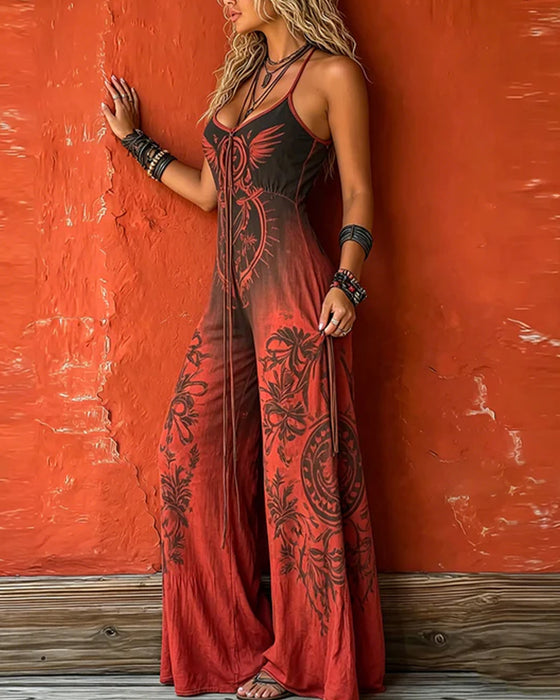 Jumpsuit Spagettiband Gradient Totem Bred Ben