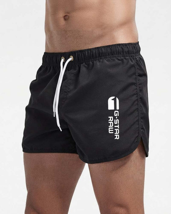 Shorts Elastisk Midja Dragsko Snabbtorkande Sport