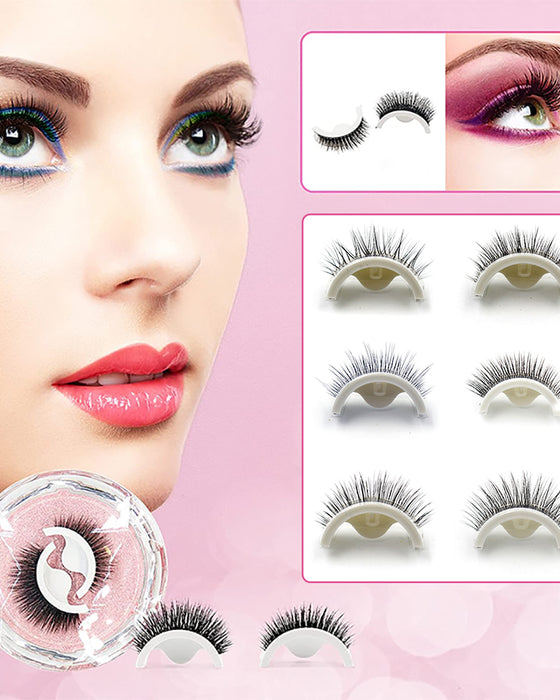 Återanvändbara Självhäftande Ögonfransar