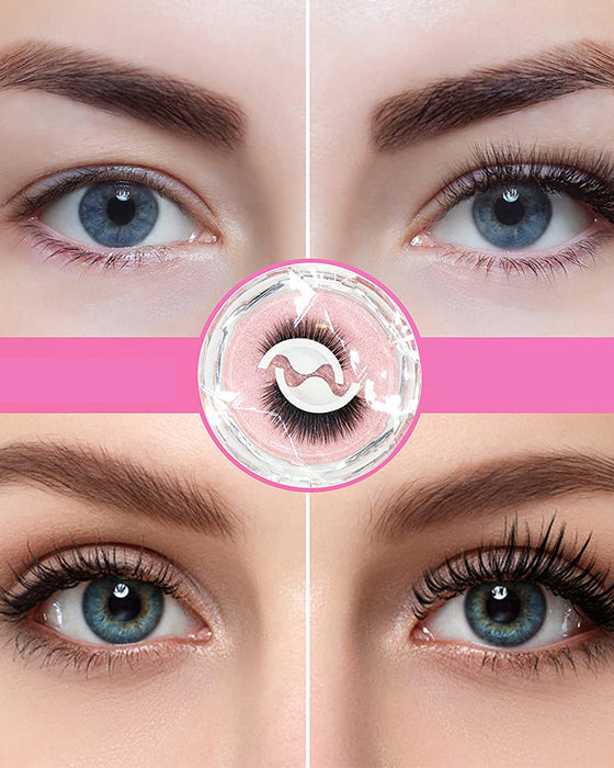 Återanvändbara Självhäftande Ögonfransar