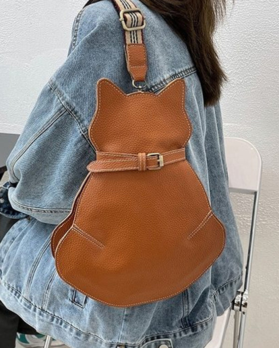 Söt katt axelväska