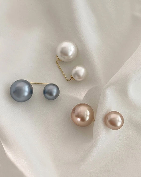 Pärlbrosch i 2 stilar