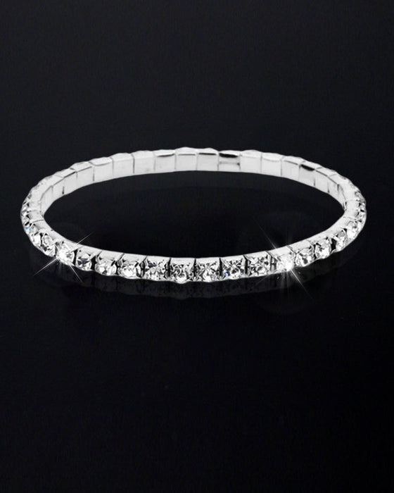 Fotlänk med flerskikts ankel i stretchkristall