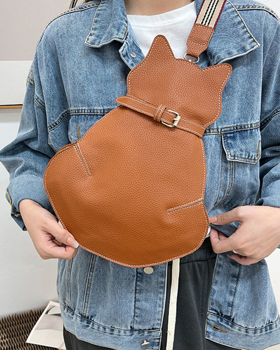 Söt katt axelväska