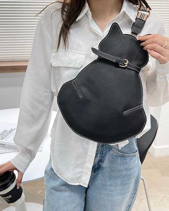 Söt katt axelväska