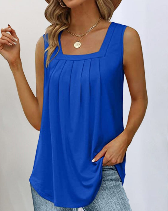 Square neck tank top