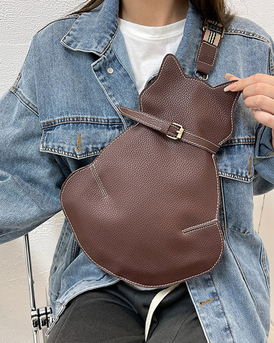 Söt katt axelväska