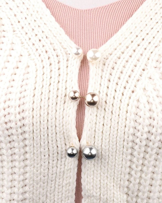 Pärlbrosch i 2 stilar