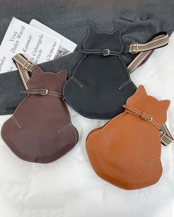 Söt katt axelväska