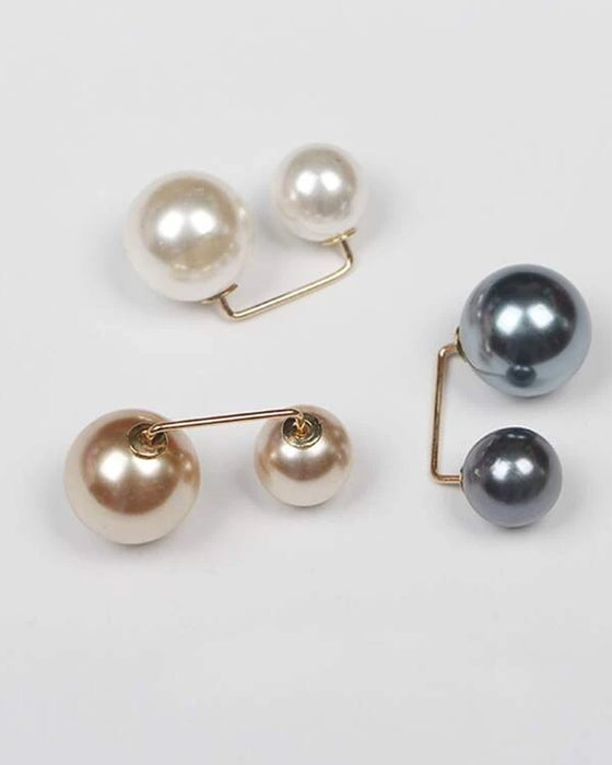Pärlbrosch i 2 stilar
