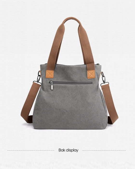 Canvasväska med stor