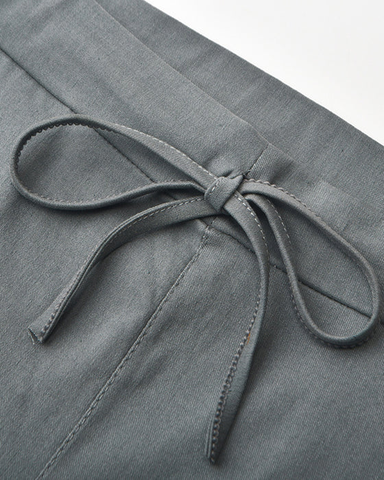 Cargobyxor med elastisk midja