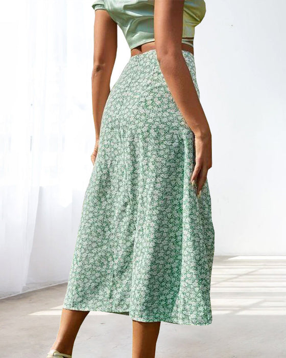 Midje höftkjol med slits