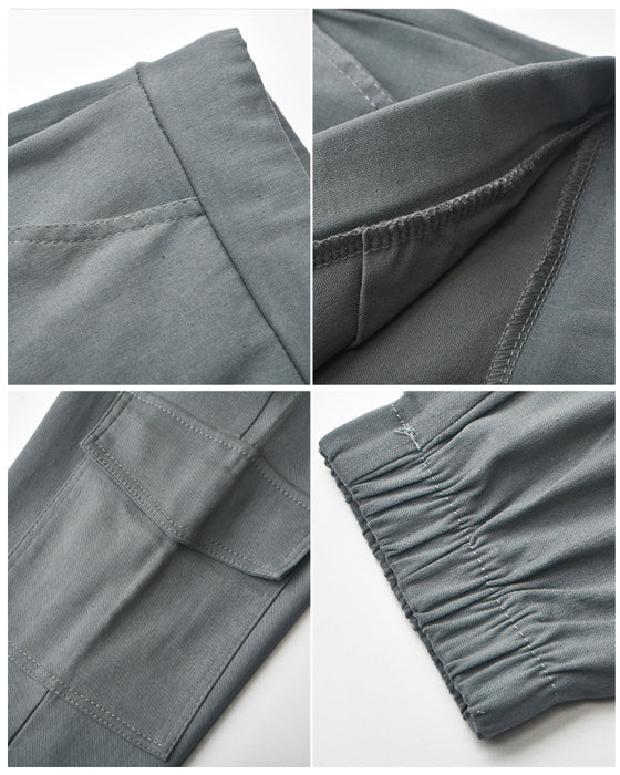 Cargobyxor med elastisk midja