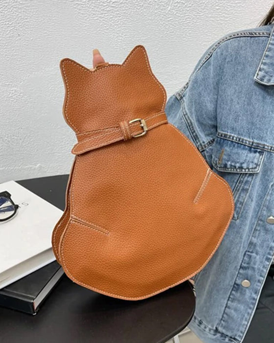 Söt katt axelväska