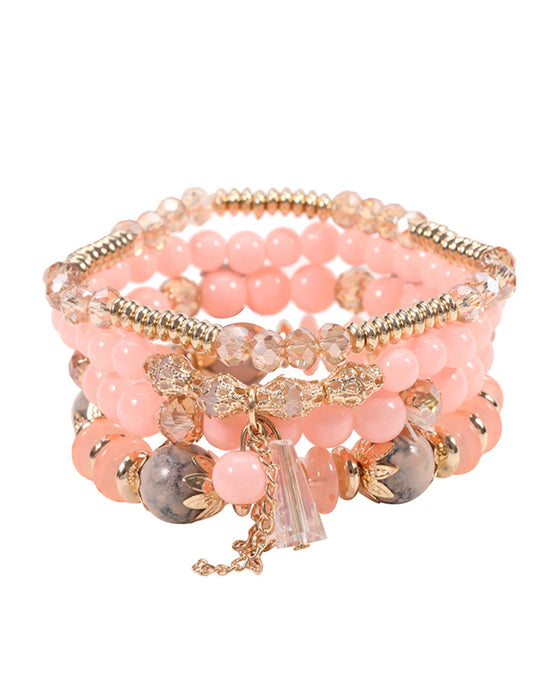 Boho Fringe Multilayer Beaded Armband