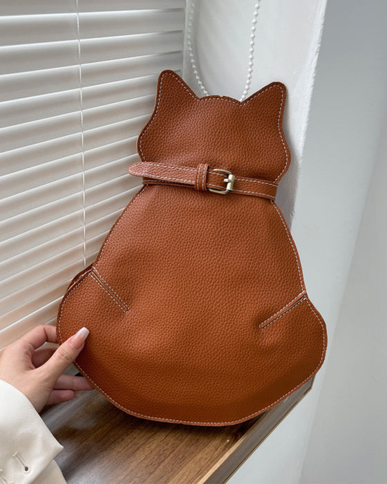 Söt katt axelväska