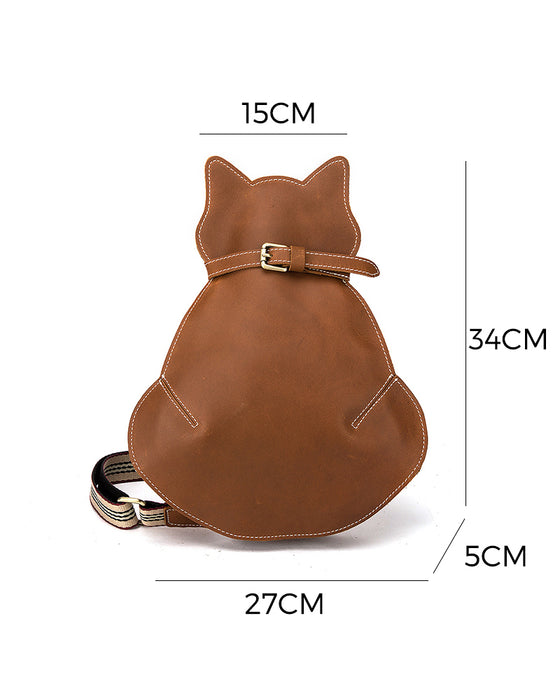 Söt katt axelväska