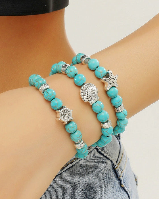 Bohemian Västerländsk Turkos armband för kvinnor