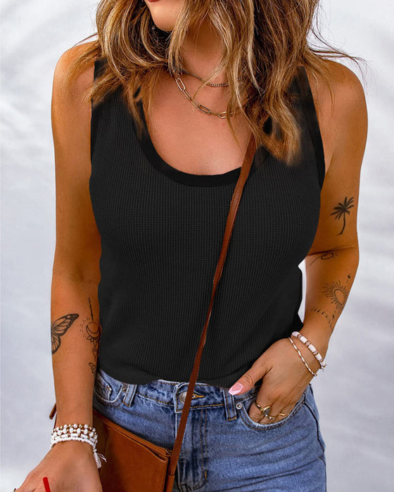 U-ringat enfärgad linne